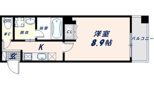 レクラン深江南の物件間取画像